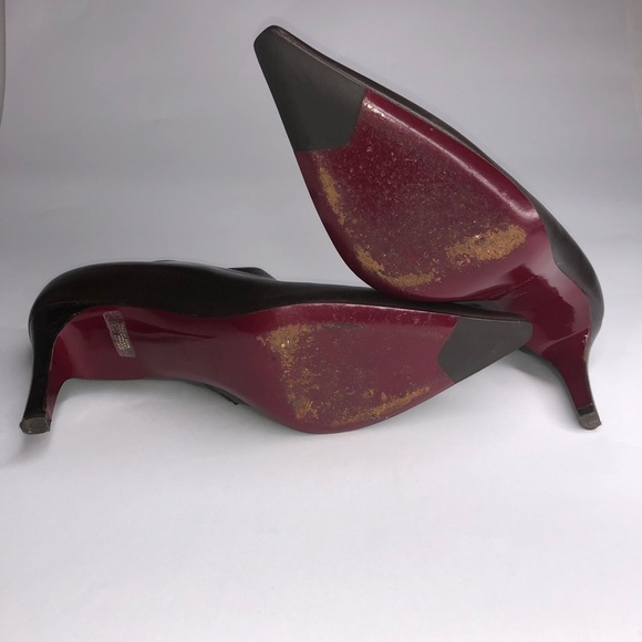 L’Autre Chose Brown Leather Booties 36.5 6.5 - Picture 6 of 13